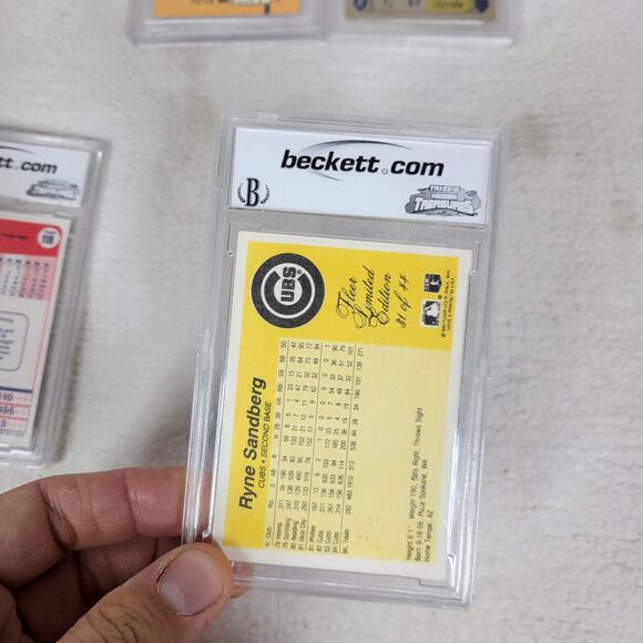 Baseball Cards Lot BCCG EGS Beckett Mint 1989 1990 1987 1985 Gem Jackson Bonds - Picture 7 of 13